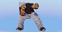 Bang Silverfang from One Punch Man — Minecraft Build by LeonisBuilds (2)