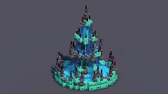Dark Copper Gothic Fountain — Minecraft Build by MellowHat (2)