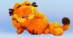 Garfield — Minecraft Build by LeonisBuilds (1)