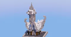 Sky Medieval Fantasy House 2 — Minecraft Build by LeonisBuilds (1)