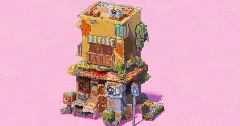Yellow Brick Corner House — Minecraft Build by EasternRealms (2)