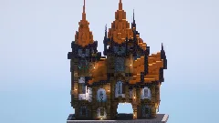 Orange Fantasy House 1-4 — Minecraft Build by LeonisBuilds (5)