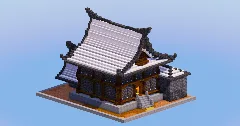 Pale Oak Japanese Temple House — Minecraft Build by LeonisBuilds (2)