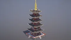 Japanese Pagoda — Minecraft Build by MellowHat (1)