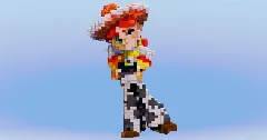 Jessie from Disney Toy Story — Minecraft Build by LeonisBuilds (1)