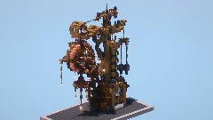 Steampunk Clock — Minecraft Build by LeonisBuilds (2)