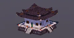 Small Japanese Pagoda Black — Minecraft Build by MellowHat (2)