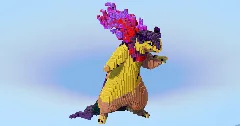 Hisuian Typhlosion — Minecraft Build by LeonisBuilds (1)