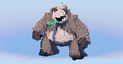 Pangoro from Pokemon — Minecraft Build by LeonisBuilds (1)