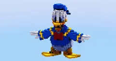 Donald Duck from Disney Duck Tales — Minecraft Build by LeonisBuilds (2)