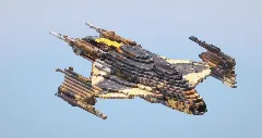 Yellow Starship — Minecraft Build by LeonisBuilds (2)