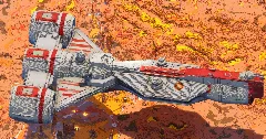Republic Frigate C90 — Minecraft Build by StarWarsCreations (2)