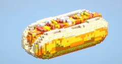 Hot Dog Small — Minecraft Build by LeonisBuilds (1)