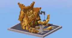 Oak Medieval Carpenter House — Minecraft Build by LeonisBuilds (2)