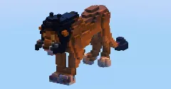 Scar from The Lion King — Minecraft Build by LeonisBuilds (2)