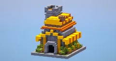 Clash of Clans Town Hall Level 7 — Minecraft Build by LeonisBuilds (2)