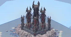 Tuff Bricks Fantasy Castle 400x400 Blocks Fully Built Map — Minecraft Build by LeonisBuilds (4)