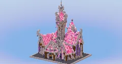 Pink Medieval Fantasy Castle — Minecraft Build by LeonisBuilds (2)