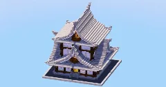 Japanese Temple Gray Version — Minecraft Build by LeonisBuilds (1)