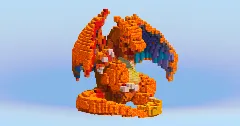Charizard from Pokemon — Minecraft Build by LeonisBuilds (2)