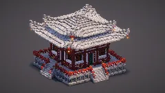 Small Gray Japanese Pagoda — Minecraft Build by MellowHat (3)