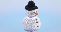 Snowman‎ — Minecraft Build by LeonisBuilds (2)