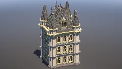 Gothic Castle Tower — Minecraft Build by MellowHat (2)