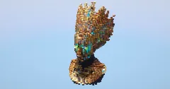 Steampunk bust small — Minecraft Build by LeonisBuilds (1)