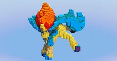 Keldeo from Pokemon — Minecraft Build by LeonisBuilds (1)