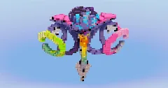 Mega Malamar from Pokemon — Minecraft Build by LeonisBuilds (2)