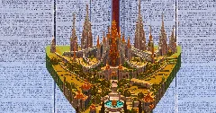 Fantasy City — Minecraft Build by TheBibleOfBuilding (1)