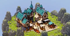 Large Medieval Market — Minecraft Build by StrongholdStudios (2)