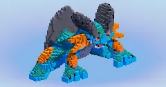 Swampert from Pokemon — Minecraft Build by LeonisBuilds (1)