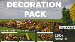 Decoration Pack - 200+ Assets — Minecraft Build by claraneto (1)