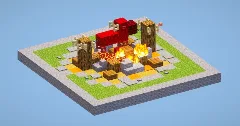 Clash of Clans Army Camp Level 6 — Minecraft Build by LeonisBuilds (2)