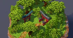 Floating Island Japanese Torii — Minecraft Build by MellowHat (3)