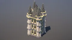 Gothic Castle Tower 2 — Minecraft Build by MellowHat (1)
