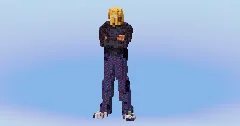 King from One Punch Man — Minecraft Build by LeonisBuilds (2)