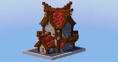 Mangrove Red Medieval House 10 — Minecraft Build by LeonisBuilds (1)