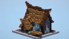 Medieval Fisherman House — Minecraft Build by LeonisBuilds (1)