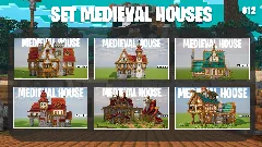 Pack 43 Medieval Houses — Minecraft Build by claraneto (1)
