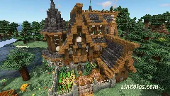 Medieval Survival House #4 (Java/Bedrock) — Minecraft Build by Lindolas (1)