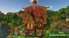 Elven House #2 (Java/Bedrock) — Minecraft Build by Lindolas (2)