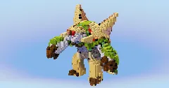 Chesnaught from Pokemon — Minecraft Build by LeonisBuilds (1)