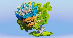 Terastal Ogerpon Teal Mask from Pokemon — Minecraft Build by LeonisBuilds (2)
