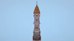 Stone Bricks Fantasy Tower — Minecraft Build by LeonisBuilds (1)