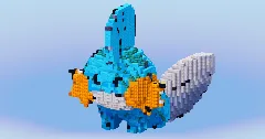 Mudkip from Pokemon — Minecraft Build by LeonisBuilds (1)