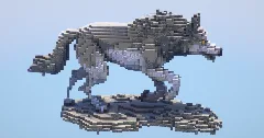 Wolf‎ — Minecraft Build by LeonisBuilds (1)