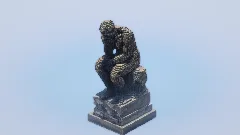 The Thinker — Minecraft Build by LeonisBuilds (1)