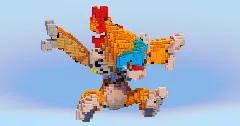 Monferno from Pokemon — Minecraft Build by LeonisBuilds (2)